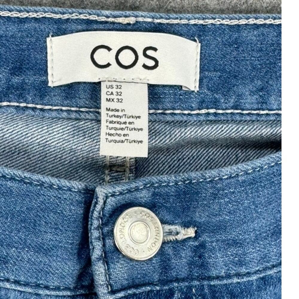 COS Wide Leg High-Rise Jeans Women’s Blue Size 32 - Picture 4 of 5